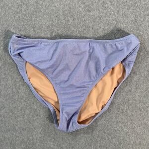 Crewcuts J.Crew Purple Shimmer Bikini Bottom Swimsuit Girls Size 14 BY073